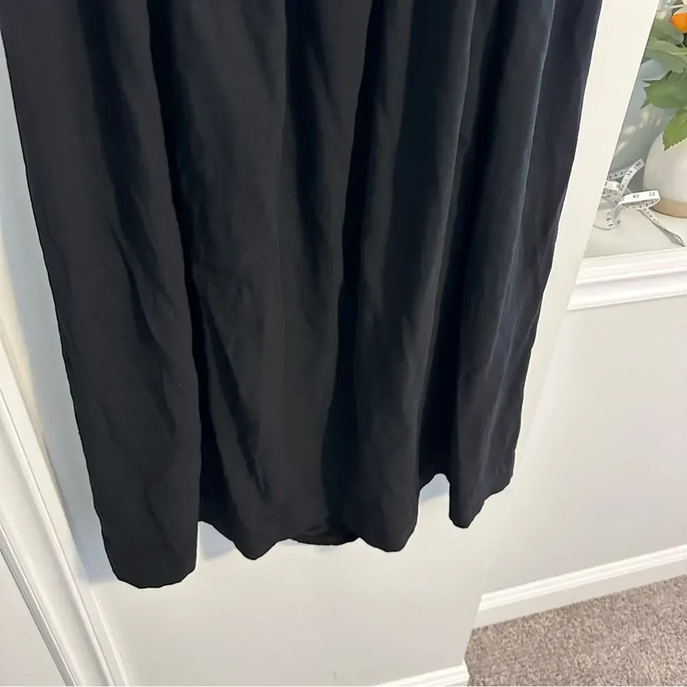 Vintage Black Large Handmade Maxi Skirt Large